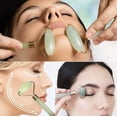 thumbnail image 4 of Rodillo de jade natural y juego de gua sha GVO JADE2023, 4 of 7
