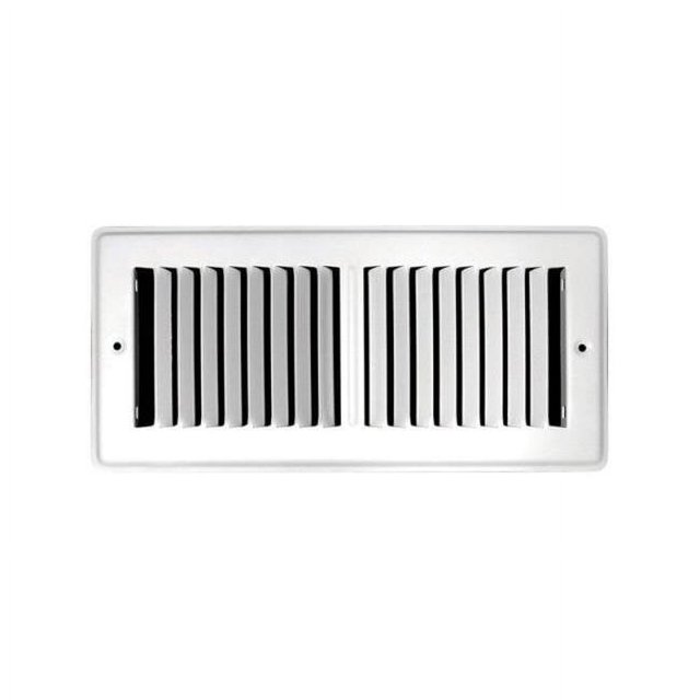 B & K C150TSW02X10 Powder Coated Toe Space Floor Grille White