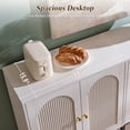 thumbnail image 5 of Aitjunz Mid-Century TV Stand, 31" W Modern TV Stand with Storage and Arched Doors, Entertainment Center w/ Adujustable Shelf for Living Room, 5 of 7