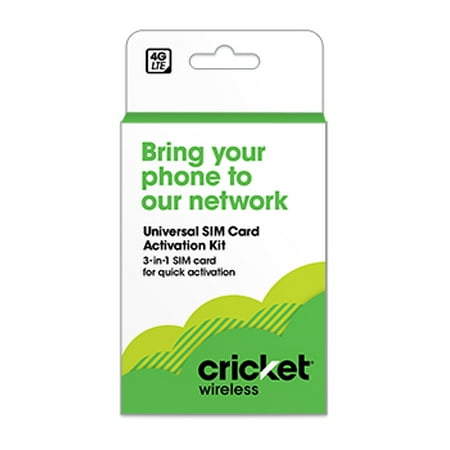 Cricket Small SIM Kit (Best International Data Sim Card)