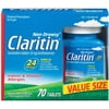 CLARITIN 24 Hour Non Drowsy 10 mg Allergy Relief Tablets 70 ea