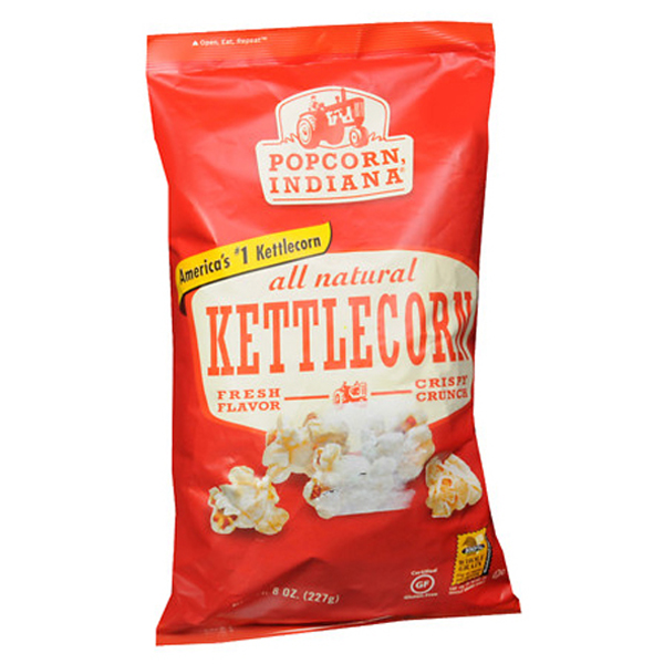 Popcorn Indiana All Natural Kettlecorn Popcorn 0.5 oz Bags Pack of 48