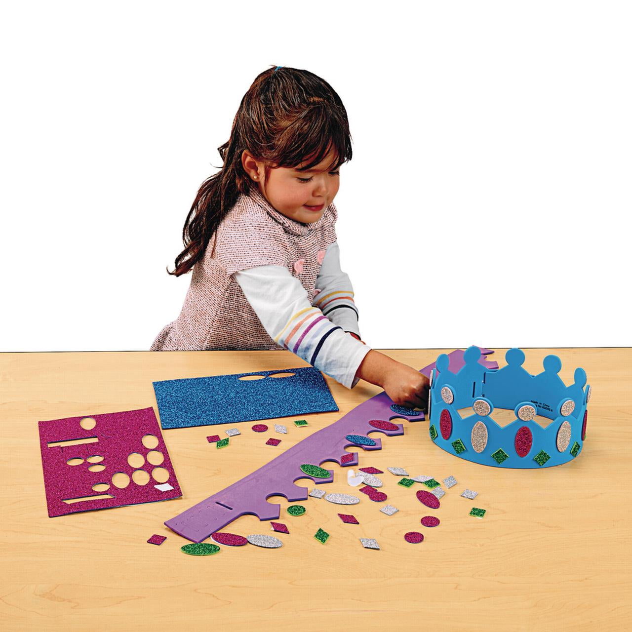 Colorations Dazzling Foam Crowns - Kit of 16