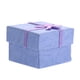 thumbnail image 5 of 24 cajas organizadoras de 4 x 4 x 3 cm con lazo para guardar pendientes, pulseras, collares y joyas (morado), 5 of 5
