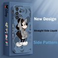 thumbnail image 5 of Disney Mickey Minnie Mouse Phone Case For Samsung A73 A53 A33 A52 A32 A71 A51 A21S A03S A50 A30 5G Liquid Left Rope Funda, 5 of 5