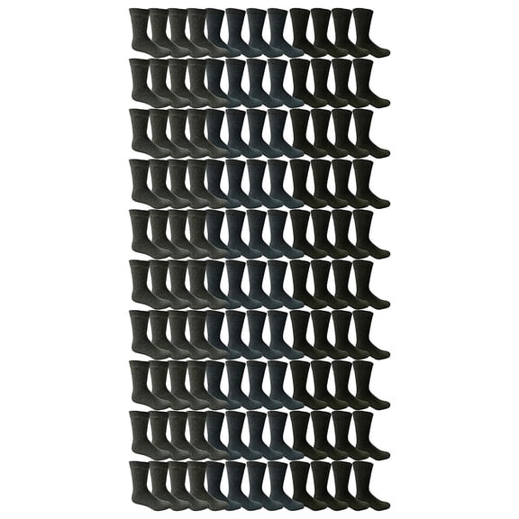 SOCKS'NBULK 60 Pairs Wholesale Bulk Sport Cotton Unisex Crew, Ankle, Tube Socks, Men Woman Children