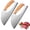 2Pcs-D, variant on Hand Forged Kitchen Knife，Premium Hand-forged Chef's Knife Featuring An Ergonomic, Non-slip Handle; Suitable for Outdoor Use and Camping.