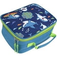 thumbnail image 6 of Soft Shell Insulated Lunch Bag for Storing Food, Drinks, Snacks, Utensils and Napkins in Snarky Sharkies Print, 6 of 7