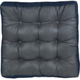 thumbnail image 4 of Klear Vu Gripper Non-Slip Floor Cushions for Adults, Extra Thick Square Meditation Pillow, Ideal for Yoga, Seating or Lounging, 21"x21", 1 Count, Indigo, 4 of 6