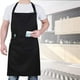 thumbnail image 4 of Zhuge Delantal de cocina, impermeable y resistente al aceite de poliéster, 67 * 89cm, negro, 1 pieza, 4 of 5