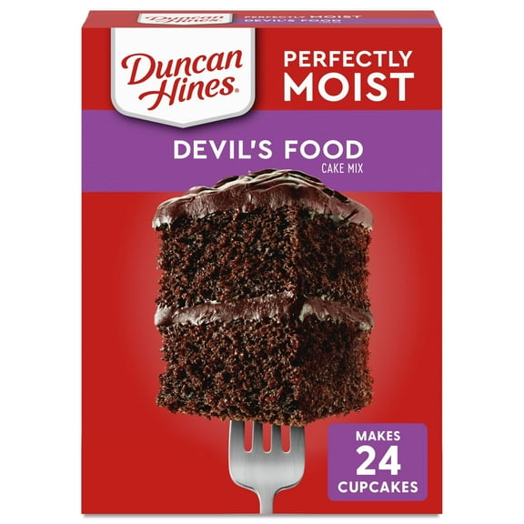 Duncan Hines Devil's Food Cake Mix, 15.25 oz. pack of 2