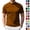 Khaki, variant on LTTVQM Men's Short Sleeve Shirts Mock Neck Casual Tops Stylish Slim Fit Pullover Solid Basic Tee Mens T-Shirts Brown XL