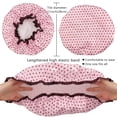 thumbnail image 2 of 4 Pieces Shower Cap for Women, Elastic and Reusable, Environmental Protection Hair Bath Caps, Double Waterproof Layers Bathing Hat, 2 of 7