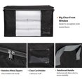 thumbnail image 2 of Sangdo 3 Pack Clothes Storage Bags 90L Large Closet Organizers with Reinforced Handle Foldable Storage Containers for Comforters, Blankets, Pillow, Bedding, 2 of 7