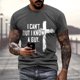 thumbnail image 2 of Playeras Para Gimnasio Para Hombre, Moda De Primavera Y Verano, Informales, De Talla Grande, De Manga Corta, Con Cuello Redondo, Estampadas, Top Blusa, 2 of 6