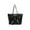 Black #2, variant on Women's Large Capacity Tote Shoulder Bag | Big Bow Design | PU Leather | 29x28x13cm | Brown, White, Khaki | Fashion & Practical Crossbody Bag