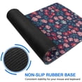 thumbnail image 6 of Long Mouse Pads for Desk,Pioneer Flower Floral Print Pattern Desk Mats on Top Of Desks, Desk Mouse Pad Extra Large with 3mm Non-Slip Base and Stitched Edge for Gaming,Office,Work,Home 31.5"x11.8", 6 of 6