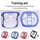 thumbnail image 4 of Wosthever Red de entrenamiento de Golf, césped plegable, ayuda para patio trasero, jaula de práctica para interiores y exteriores, accesorios Golf Azul, 4 of 6