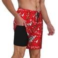 thumbnail image 2 of Fotbe Christmas Deer 1 Men’s Swim Trunks Quick Dry Swim Shorts Board Shorts with Mesh Lining-X-Large, 2 of 9