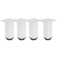 thumbnail image 3 of piezas de patas de sofá de aleación de aluminio cuadradas ajustables para gabinete, herrajes para muebles de 120 mm, 3 of 8