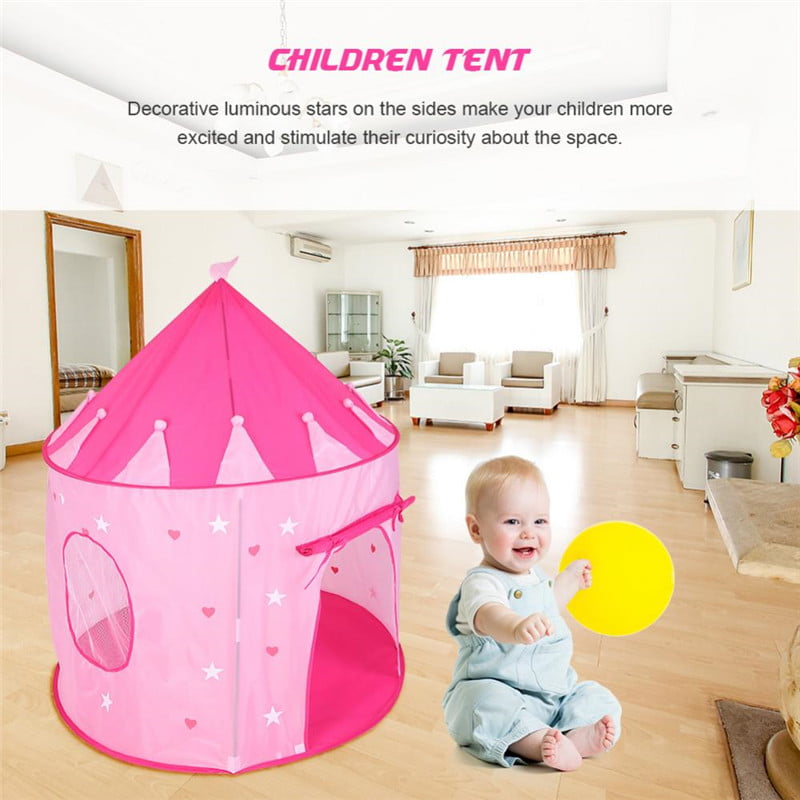 Princess Castle Luminescent Tent Kids Ball Pit Play Tent Toy Garden Activity