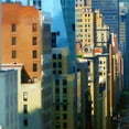 thumbnail image 2 of Bolokofsky, Ronald 20x20 White Modern Wood Framed Museum Art Print Titled - New York City Shadows, 2 of 4