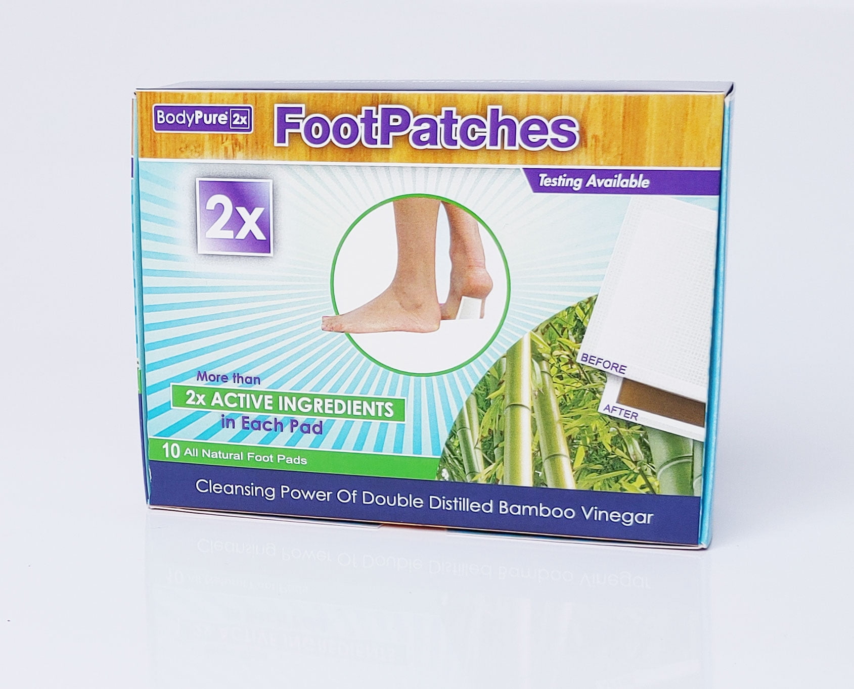 BodyPure2x Detox Foot Patches | Made In The USA | Testing For Used Detox Foot Pads Available