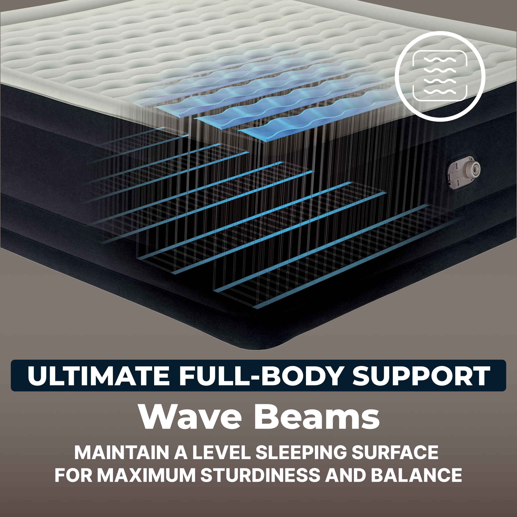 Bestway SleepSupport Air Mattress King 24” with Built-in AC Pump