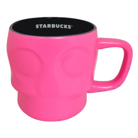 Starbucks Pink Sugar Skull 14oz Coffee Mug