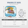 thumbnail image 3 of Balery 2 Piece Rainbow Animals on Noah's Ark Car Windshield Sun Shade|Foldable Front Windshield Shade for Car Front Window for Most Sedans SUV Truck-Large, 3 of 7
