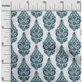 thumbnail image 1 of oneOone Georgette Viscose White Fabric Leaves & Floral Block Sewing Fabric By The Yard Printed Diy Clothing Sewing Supplies 42 Inch Wide, 1 of 4
