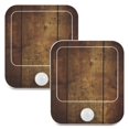 thumbnail image 7 of Yayeee 2-Pack Plug in LED Night Lights with Light Sensors Motion Detectors, Wood Grain, 7 of 7