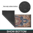 thumbnail image 7 of Kitchen Rugs and Mats Non Skid Washable Boho Brown Vintage Carpet Kitchen Mat and Rug Set,Floor Cushion Waterproof Rug,Rubber Backed Area Rugs for Kitchen Laundry, 7 of 7