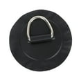 thumbnail image 3 of Parche de repuesto de anillo en D de acero inoxidable para kayak, bote, canoa, tabla de remo de PVC Negro, 3 of 9