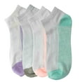 thumbnail image 5 of Women's Soft & Stretchy Sizes 9 to 11 - Fit Ankle Socks: Purple-1 pair, 5 of 5