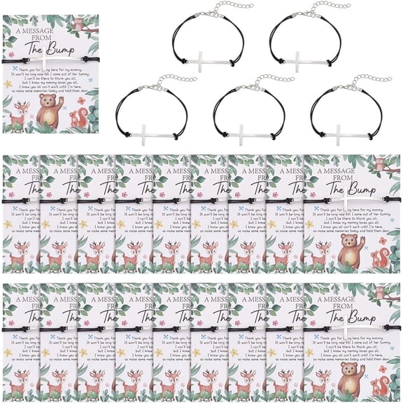 Friendship Bracelets with 20Pcs Make a Wish Card Wish Bracelet Back to School Christmas Jewelry Gifts Teamwork Bracelets Employee Appreciation Gifts for Women Colorful