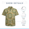 thumbnail image 7 of High Quality Hawaiian Shirts for Men Short Sleeve Aloha Beach Shirt Floral Summer Casual Button Down Shirts Blouses LBYPLS, 7 of 7