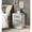 Silver, variant on White Finish - Four Legs for Stability - Cozy Home Corners - Functional and Attractive