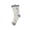 White, variant on Womens Color Block Striped Crew Socks Thin Knit Stacked Socks Preppy Style Ankle Socks