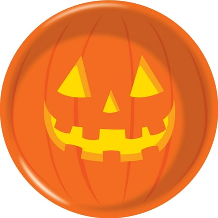 Pumpkin Plastic Bowl - Halloween Pumpkin Plastic Bowl, 1 pack