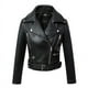 thumbnail image 1 of Chaquetas y abrigos de piel sintética de manga larga sin capucha para mujer Chaqueta de piel de manga larga con solapa corta Chaqueta Chaqueta Abrigo para mujer, 1 of 3