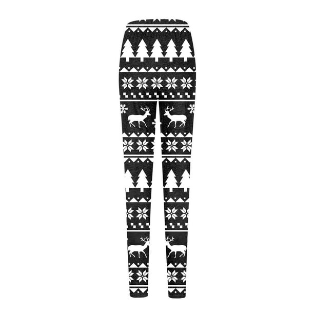 IROINID Discount High Waisted Pattern Leggings for Women - Xmas Printed  Capri Tummy Control Workout Stretch Yoga Holiday Leggings