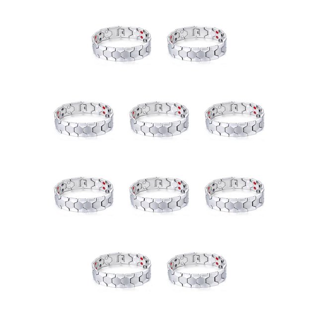 Guardurnaity de hombre Cadenas geométricas de metal Brazalete Decoración desmontable Decoraciones Joyas de novio para citas Joyas de Type1 NO1