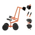 thumbnail image 2 of TOBBI Outdoor Steel Sand Digger Ride On Construction Sandbox Scooper Toy, 2 of 6