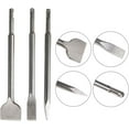 thumbnail image 2 of waltyotur 6 Pcs SDS Chisel Set, Rotary Hammer Drill Chisel Bits Set, Masonry Concrete Chisel Drill Bits Including Point Chisel, 20MM Flat Chisel, 40MM Flat Chisel, 2 of 7