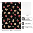 thumbnail image 2 of 6 Pcs Pioneer Flower Floral Print Pattern Kitchen Towels, Funny Microfiber Dish Towel Set, 18" X 26" Tea Towels, 2 of 6