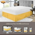 thumbnail image 6 of SGI Bedding 10 Inch Pleated Bed Skirt | Microfiber Bed Skirt | Fade Resistant, Wrinkle Free, Anti-static, Decorative, Extra Storage Space, Clutter-Free | King, Golden, 6 of 8