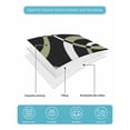 thumbnail image 5 of Black Geometric Twin Size Down Alternative Comforter, Lightweight Comforter Quilt Bedding Set with Pillow Shams Modern Sage Green White Striped Art All Seasons Bed Comforter Duvet Insert 68"x86", 5 of 7