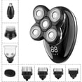 thumbnail image 2 of Rasoir Rotatif pour Hommes Rasoir Électrique Rasoir Humide et Sec Étanche IPX7 Tondeuse Électrique 4D pour Barbe Tondeuse de Précision Écran LED, 2 of 9