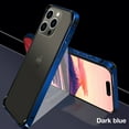 thumbnail image 1 of SaniMore for iPhone 13 Pro Max 6.7" 2021 Case, Heavy Duty Protective Alloy Back Shockproof TPU Frame Wear-resistant Anti-fall Anti-scratch Slim Lightweight Hybird Case For iPhone 13 Pro Max, Darkblue, 1 of 9